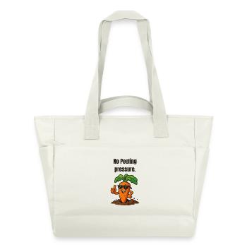 Kein Schälen Karotte - Wasserabweisende Padded Bag - Naturweiß - Vorne