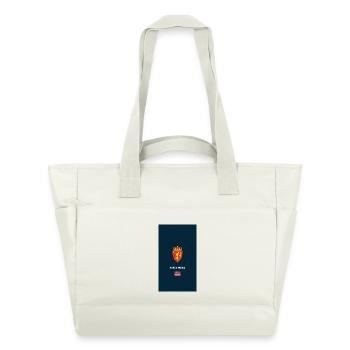 Cas de téléphone de passeport norvégien - Sac matelassé déperlant - blanc nature - Devant