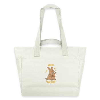 S’empaqueter ensemble - Sac matelassé déperlant - blanc nature - Devant