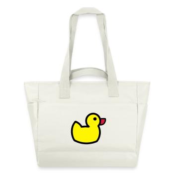 Entchen - Wasserabweisende Padded Bag - Naturweiß - Vorne