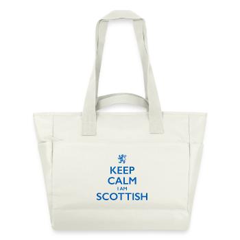 Scottish Scot, Scotland - Water-Repellent Padded Bag - natural white - Front
