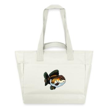 Yuanbao Panda High Quality Goldfish - Wasserabweisende Padded Bag - Naturweiß - Vorne