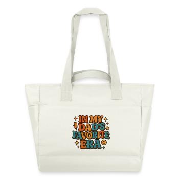 Dans l’humour de la famille des filles à l’époque préférée de mon père - Sac matelassé déperlant - blanc nature - Devant