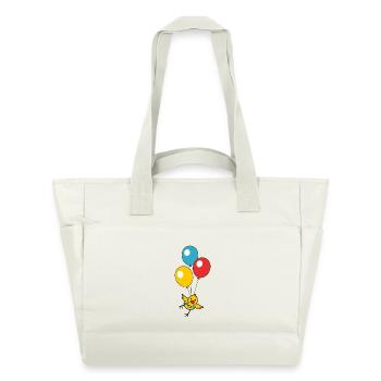Poussin ballon - Sac matelassé déperlant - blanc nature - Devant