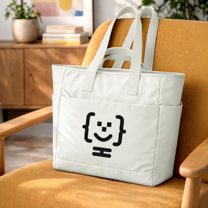 Code-Logo des Hauptprogrammierers Wasserabweisende Padded Bag
