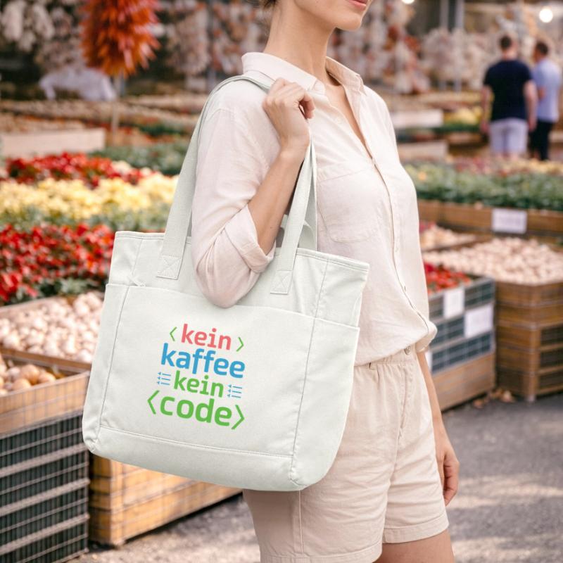 Kein Kaffee Kein Code Programmierer Informatiker Wasserabweisende Padded Bag