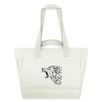 Loup - Sac matelassé déperlant - blanc nature - Devant