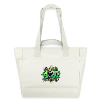 420 - Wasserabweisende Padded Bag - Naturweiß - Vorne