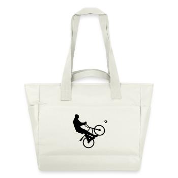 Cycle ball - Water-Repellent Padded Bag - natural white - Front