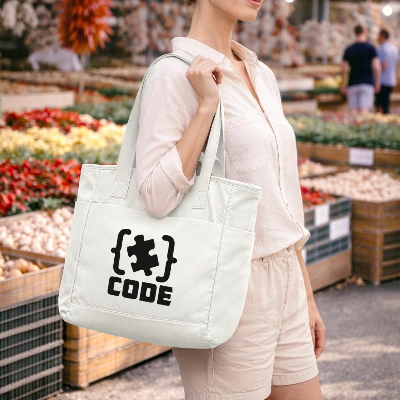 Programmierer Code-Puzzle-Lösung Wasserabweisende Padded Bag