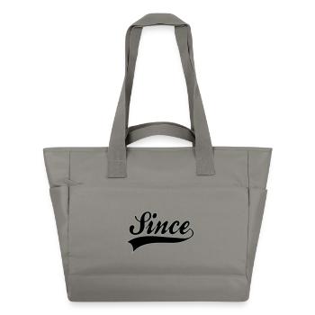 Anniversaire - Since à personnaliser - Sac matelassé déperlant - gris - Devant