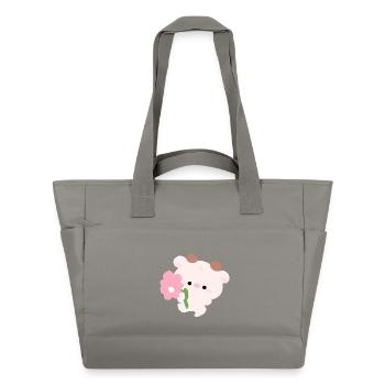 Vache romantique - Sac matelassé déperlant - gris - Devant