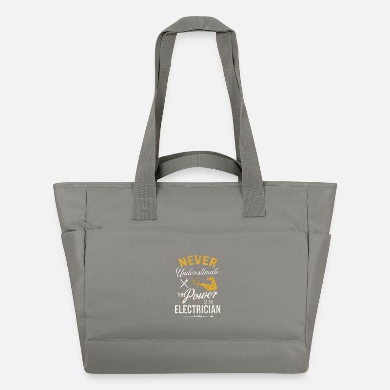 Die Leistung eines Elektrikers - Wasserabweisende Padded Bag - Grau
