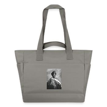 Impératrice Asfaw de Menen Éthiopie Reine Rasta Afrique - Sac matelassé déperlant - gris - Devant