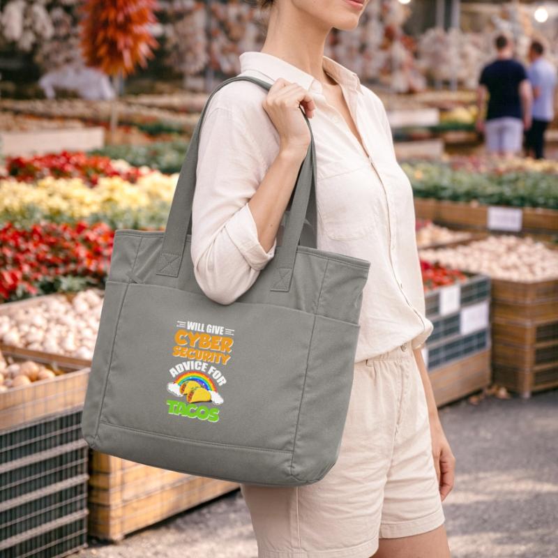 Funny Cybersecurity IT Support IT Security Network Water-Repellent Padded Bag