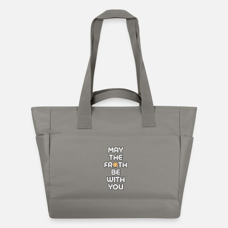Que l’écume t’accompagne - Sac matelassé déperlant - gris