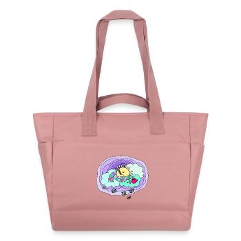 Collection Bébé Soleil d’Été 08 - Sac matelassé déperlant - rose poudré - Devant