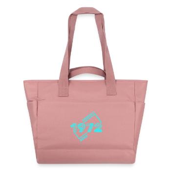 Idée cadeau 1972 - Sac matelassé déperlant - rose poudré - Devant