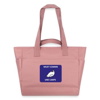 Silent as a carp - Water-Repellent Padded Bag - canyon pink - Front