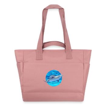 Dolphin - Water-Repellent Padded Bag - canyon pink - Front