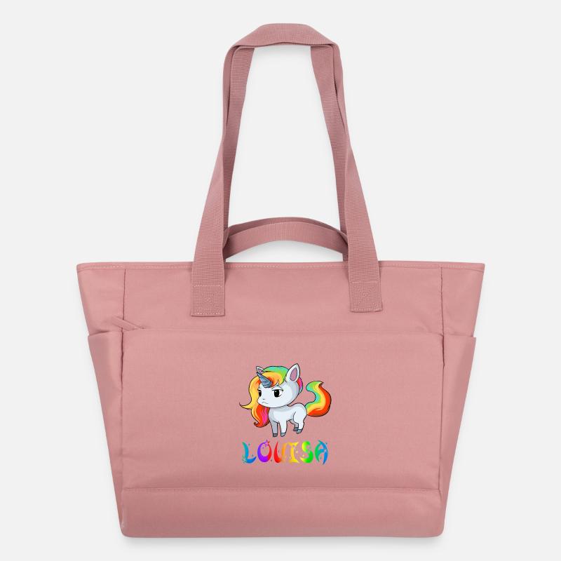 Louisa Einhorn - Sac matelassé déperlant - rose poudré