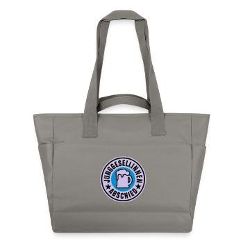 Junggesellinnen Abschied | Hochzeit | Beer | Bier - Water-Repellent Padded Bag - grey - Front