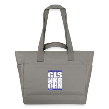 GLSNKRCHN Gelsenkirchen Schalke idée cadeau - Sac matelassé déperlant - gris - Devant