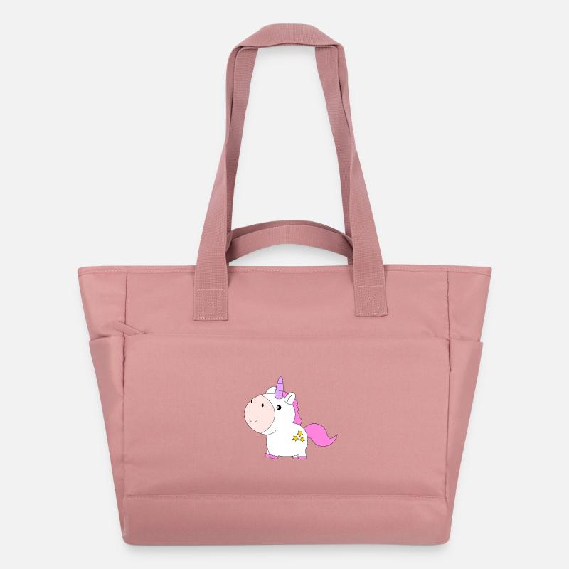 Licorne licorne - Sac matelassé déperlant - rose poudré