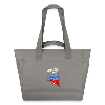 Seine Saint-Denis - Water-Repellent Padded Bag - grey - Front