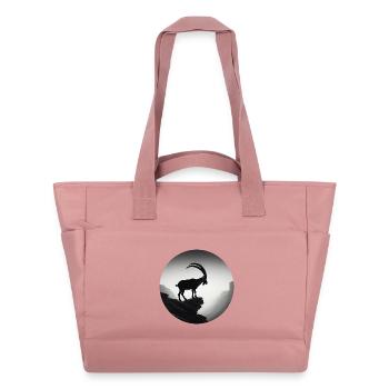Capricorne - Sac matelassé déperlant - rose poudré - Devant