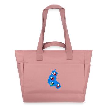 Région champardennaise - Water-Repellent Padded Bag - canyon pink - Front