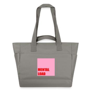 FAMILY STRESS MENTAL LOAD - Water-Repellent Padded Bag - grey - Front
