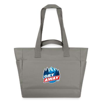 Partir - Sac matelassé déperlant - gris - Devant