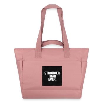 Stronger than ever - Water-Repellent Padded Bag - canyon pink - Front