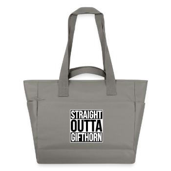 STRAIGHT OUTTA GIFTHORN - Water-Repellent Padded Bag - grey - Front