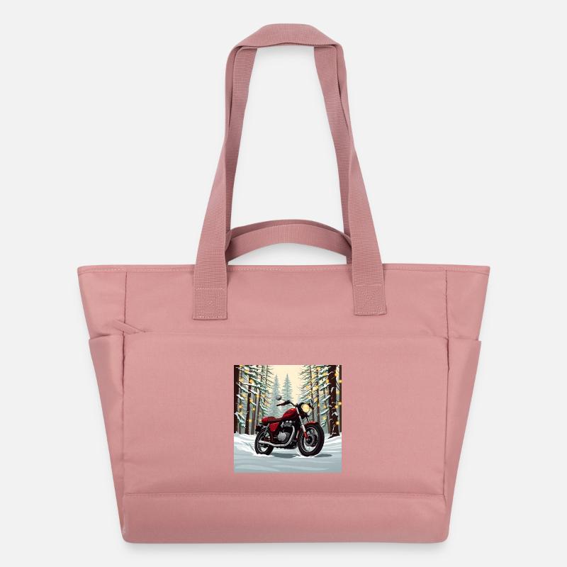 Ride Into Winter - Wasserabweisende Padded Bag - Altrosa
