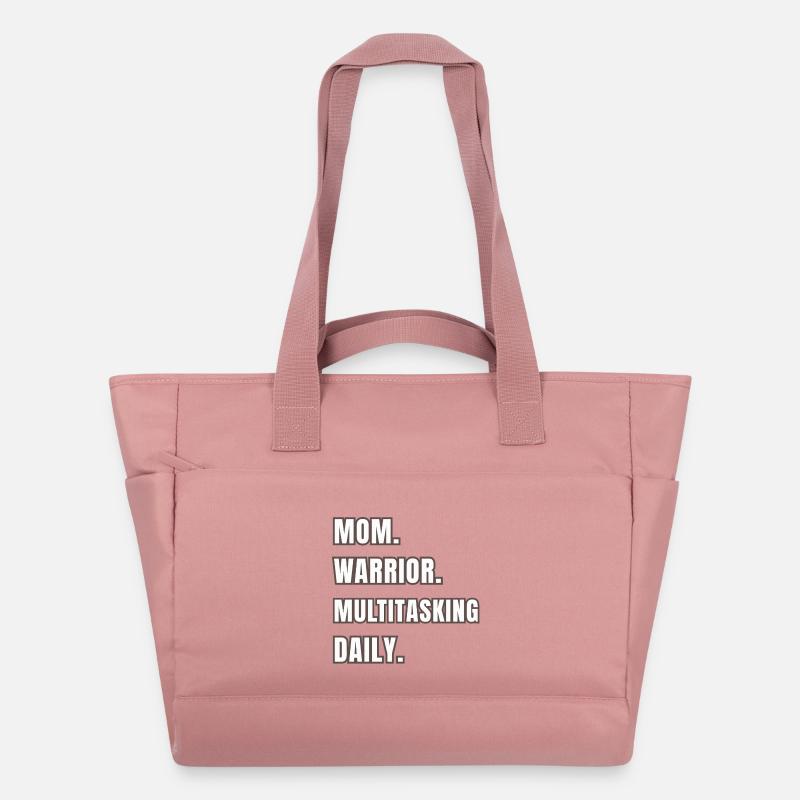 Mutterkönigin des Alltags - Wasserabweisende Padded Bag - Altrosa