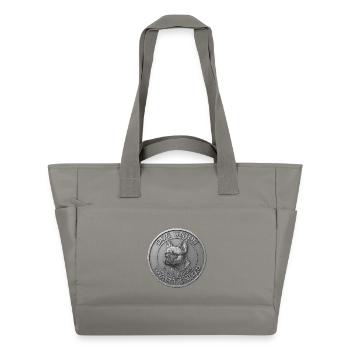 Bouledogue Français - Loyalty United - Union des Chiens - Sac matelassé déperlant - gris - Devant
