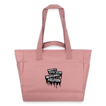 make racism wrong again - Wasserabweisende Padded Bag - Altrosa - Vorne