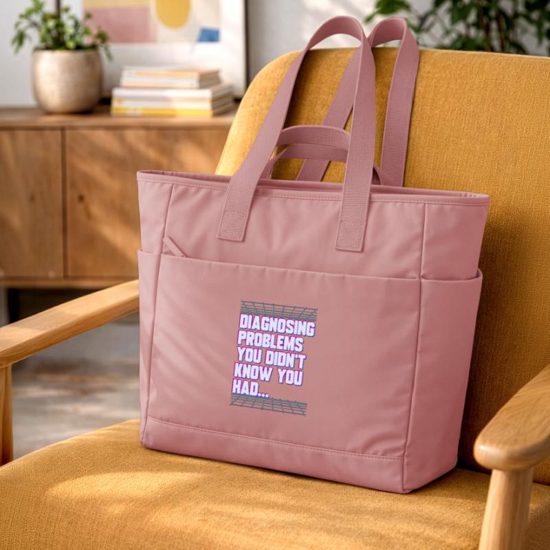 Nurse Practitioner Diagnosing Problems Nursing Water-Repellent Padded Bag