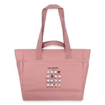 Great sheep knowledge - Water-Repellent Padded Bag - canyon pink - Front