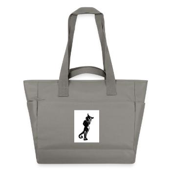 Steh auf, Katzen! - Wasserabweisende Padded Bag - Grau - Vorne