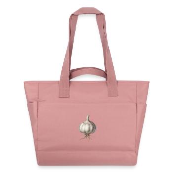 Gousse d ail vintage - Sac matelassé déperlant - rose poudré - Devant