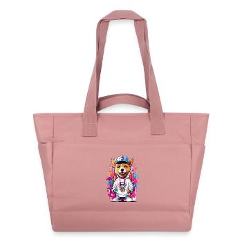 Hund - Wasserabweisende Padded Bag - Altrosa - Vorne