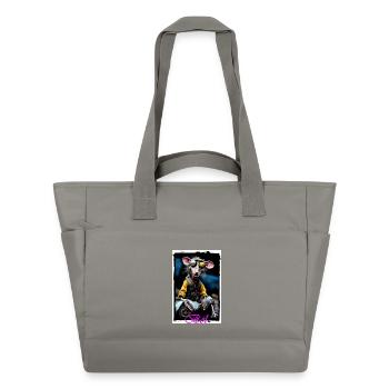 Poupée Punk Futuriste Rat Garage - Sac matelassé déperlant - gris - Devant