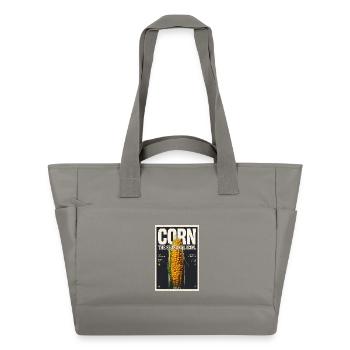 Corn: The Seasonal Icon - Water-Repellent Padded Bag - grey - Front