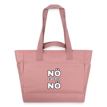 Nö einfach nö Keine Lust Faul Pech Geschenk - Wasserabweisende Padded Bag - Altrosa - Vorne