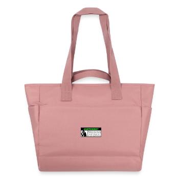 Avertissement Biker  - Sac matelassé déperlant - rose poudré - Devant