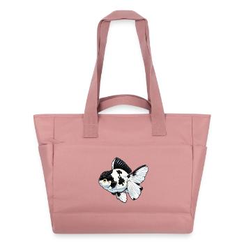 Grade Panda Oranda Poisson rouge de haute qualité - Sac matelassé déperlant - rose poudré - Devant