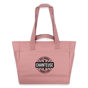 Singer - Singing - Song - Water-Repellent Padded Bag - canyon pink - Front